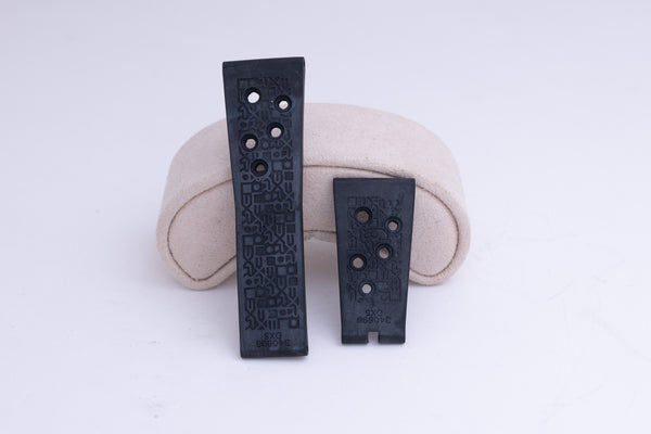 Load image into Gallery viewer, Rolex Geneve Strap Black Rubber Ref 340898 DATEJUST 20 x 16 FCD26159
