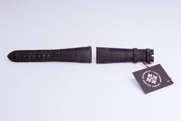 Load image into Gallery viewer, Patek Philippe 21mm brown Leather Band FCD26166
