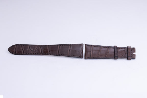 Load image into Gallery viewer, Patek Philippe 21mm USED Brown Leather Strap FCD26317
