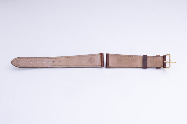 Load image into Gallery viewer, Patek Philippe 17mm USED Brown Leather Strap W Buckle FCD26318
