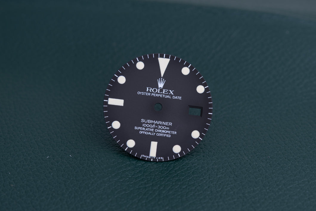 Rolex Submariner Matte Black Dial for 16800 FCD26425