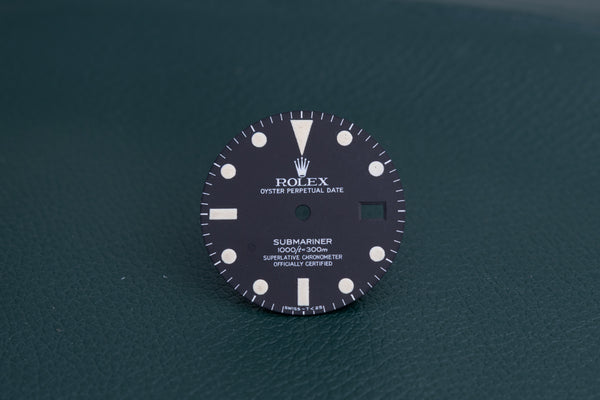 Load image into Gallery viewer, Rolex Submariner Matte Black Dial for 16800 FCD26426
