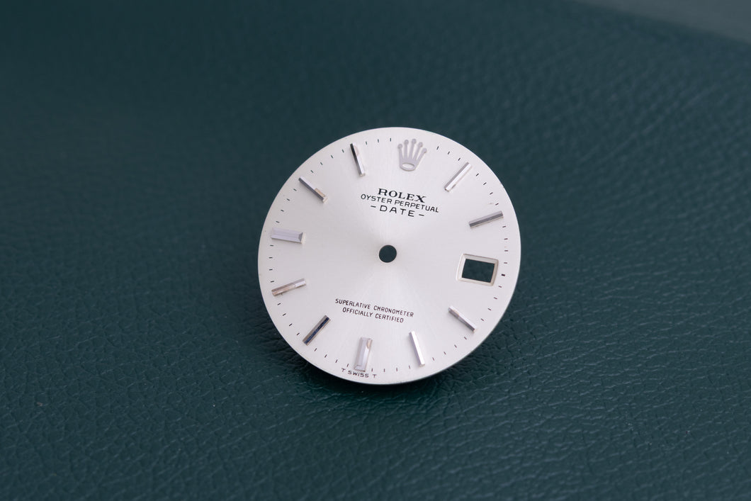 Rolex Silver Stick Date dial for model 1500 FCD26479