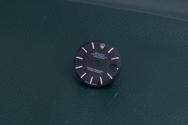 Load image into Gallery viewer, Rolex ladies Datejust Black stick dial for 69174 - 79174 FCD26483
