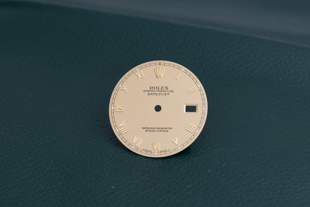 Rolex Datejust Champagne Skinny Roman Dial for model 16013 FCD26486