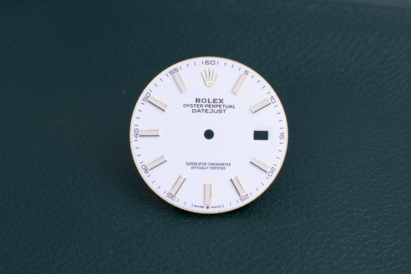 Load image into Gallery viewer, Rolex Datejust 41 White Stick Dial for 126333 FCD26500
