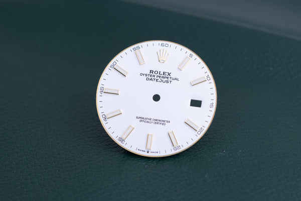 Load image into Gallery viewer, Rolex Datejust 41 White Stick Dial for 126333 FCD26501

