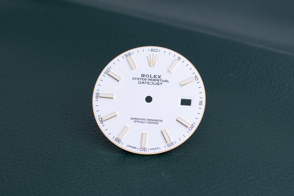 Load image into Gallery viewer, Rolex Datejust 41 White Stick Dial for 126333 FCD26502
