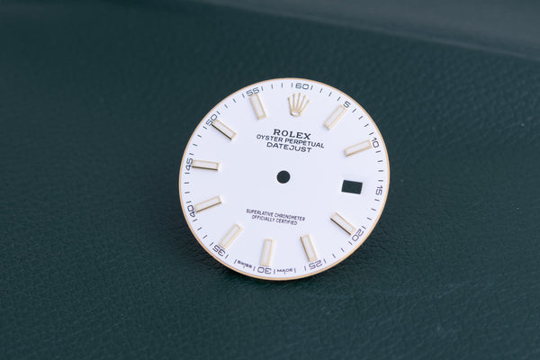 Load image into Gallery viewer, Rolex Datejust 41 White Stick Dial for 126333 FCD26504
