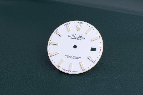 Load image into Gallery viewer, Rolex Datejust 41 White Stick Dial for 126333 FCD26504
