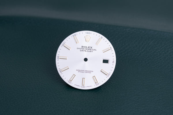 Load image into Gallery viewer, Rolex Datejust 41 Silver Stick Dial for 126333 FCD26513
