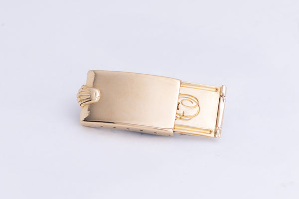 Load image into Gallery viewer, Rolex 18k Yellow Gold Big Logo Bracelet Buckle Clasp 13.95 g circa 1959 FCD26531

