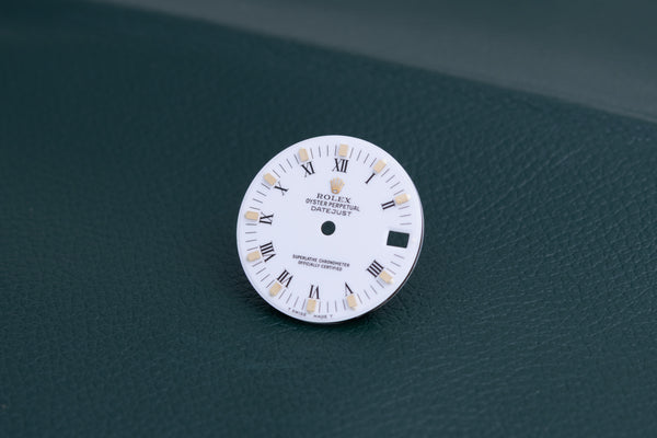 Load image into Gallery viewer, Rolex Midsize White Peg dial for model 68273 FCD26548
