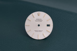 Rolex Oyster Quartz Datejust Silver faded dial for model 17013 FCD26552