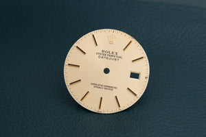 Rolex Datejust Champagne Stick marker Dial for model 16013 FCD26566