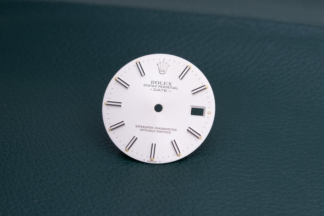 Rolex Date Silver Stick marker dial for model 15000 FCD26569