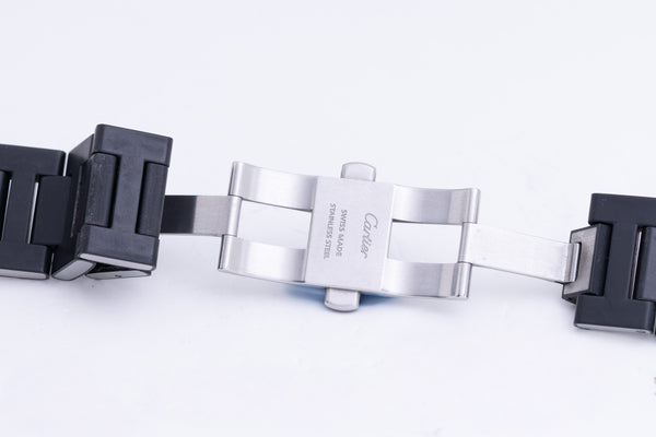 Load image into Gallery viewer, Cartier Pasha Black Stainless Steel Bracelet FCD26580
