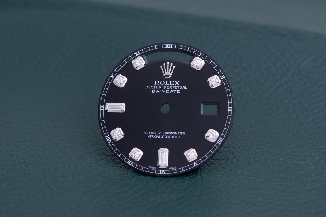Rolex Day-Date Black Diamond Dial for model 118239 - 118206 FCD26596