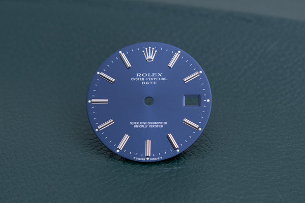 Load image into Gallery viewer, Rolex Blue Stick Marker Date dial for model 15000 - 15200 FCD26627
