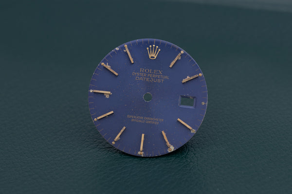 Load image into Gallery viewer, Rolex Datejust Blue Stick dial ( spotted ) for 16013 FCD26777
