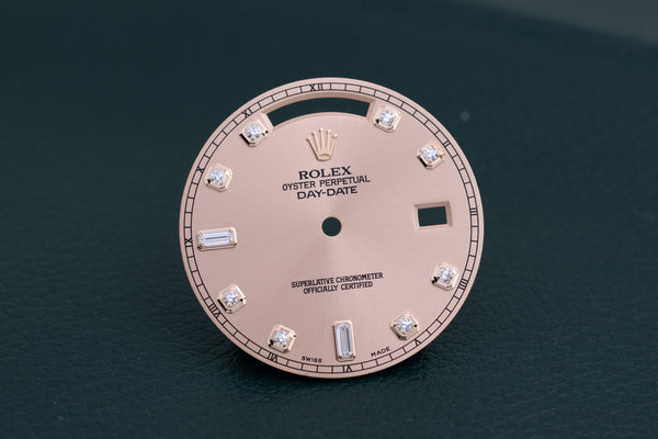 Load image into Gallery viewer, Rolex Day-Date II RG Rose 8-2 Diamond dial for model 218235 FCD26831
