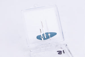 Rolex White Gold Tritium hand set for caliber 1570 FCD27124