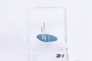 Rolex White Gold Tritium hand set for caliber 1570 FCD27125