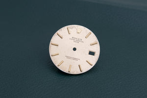 Rolex Champagne Stick marker Date dial ( Spotted ) for model 1500 FCD27162