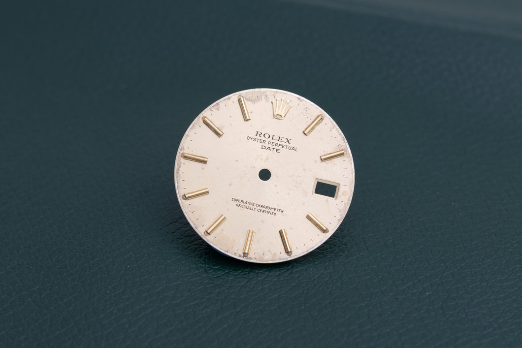 Rolex Champagne Stick marker Date dial ( Spotted ) for model 1500 FCD27162