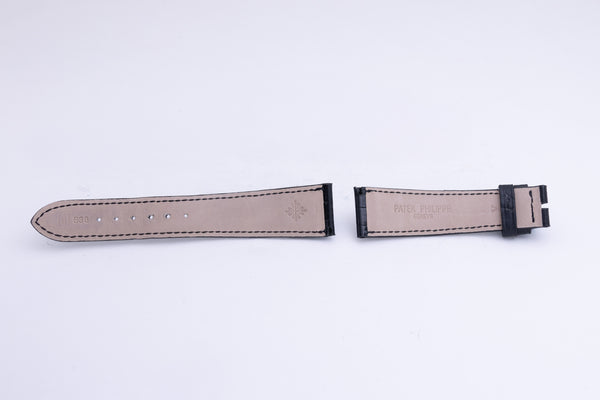 Load image into Gallery viewer, Patek Philippe Black Leather Strap 20mm FCD27163
