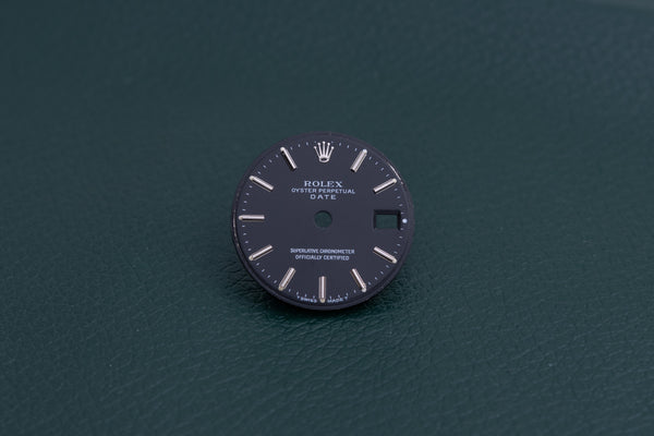 Load image into Gallery viewer, Rolex Ladies Black index dial for model 6916 - 6917 FCD27167
