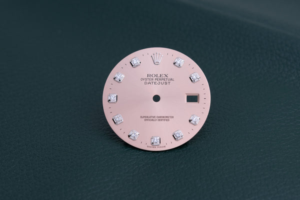 Load image into Gallery viewer, Rolex Mens Salmon New Style Diamond Dial for model 16234 - 116234 FCD27208
