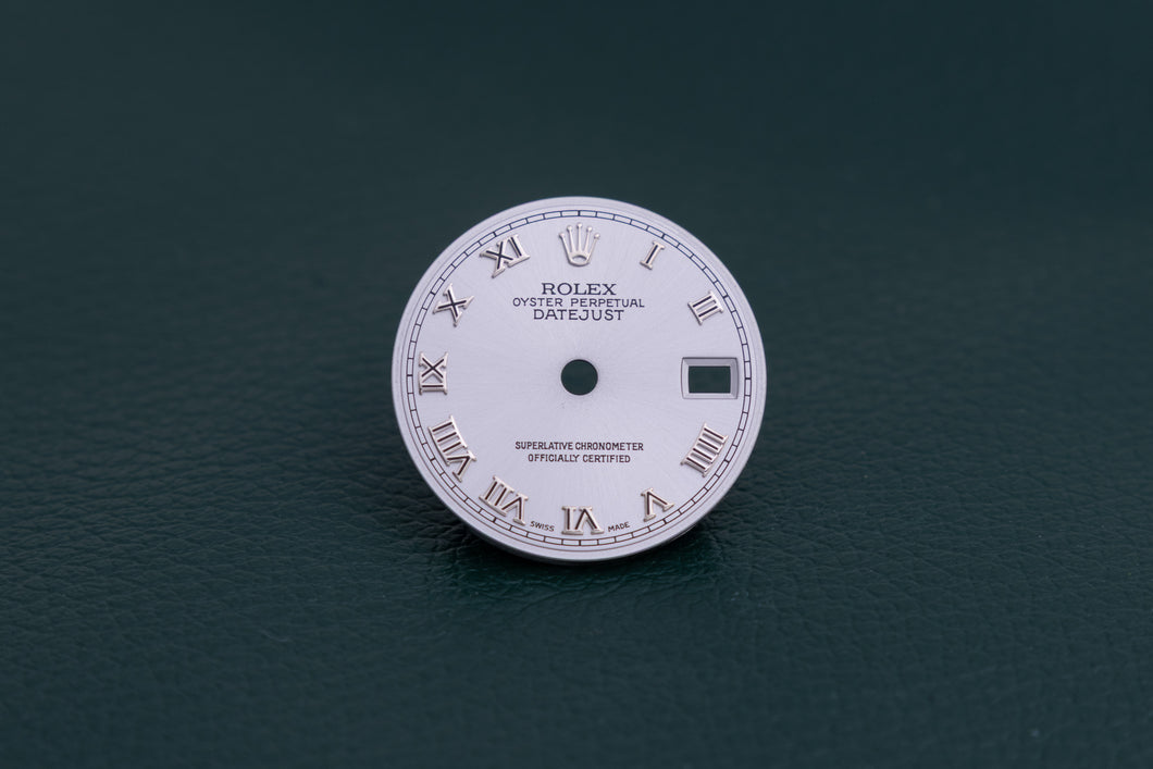 Rolex Datejust Rhodium Roman dial for model 69174 - 79174 FCD27278