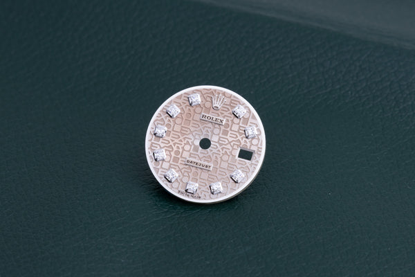 Load image into Gallery viewer, Rolex Datejust Silver Jubilee diamond dial ( faded ) for model 69174 FCD27398
