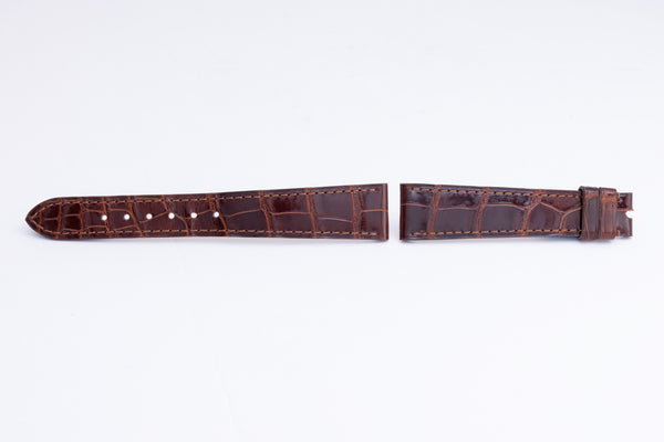 Load image into Gallery viewer, Patek Philippe brown 18mm Strap FCD27403
