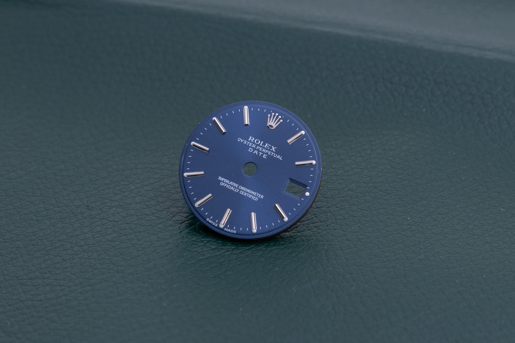 Rolex Date Blue stick marker dial for model 69160 FCD27467