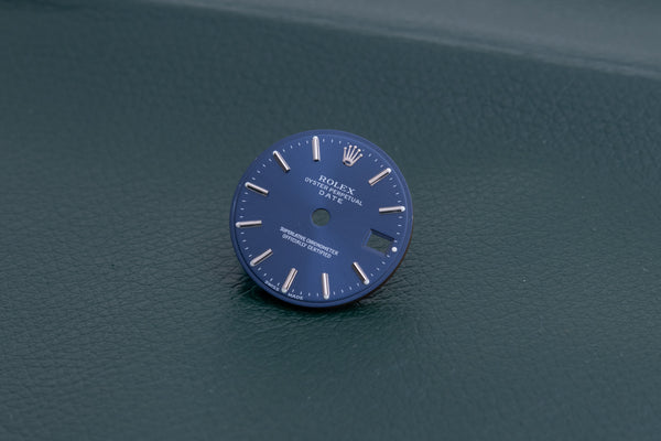 Load image into Gallery viewer, Rolex Date Blue stick marker dial for model 69160 FCD27467
