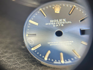 Rolex Date Blue stick marker dial for model 69160 FCD27467