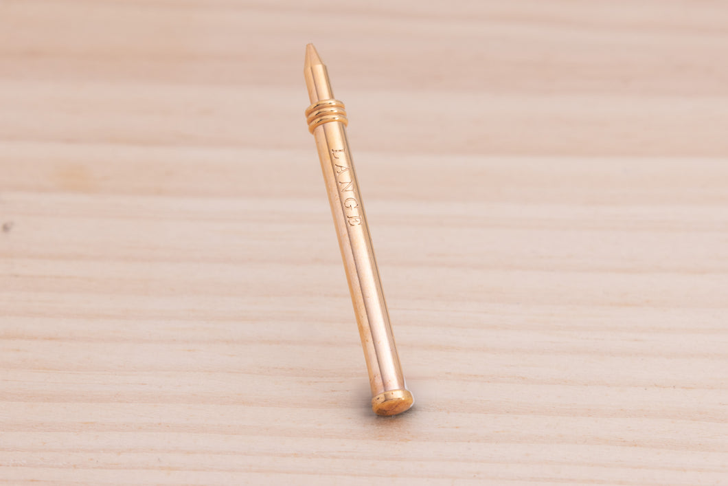 Rare! A. LANGE & SOHNE Gold Tone Luxury Watch Settings Pusher Pin Stylus Tool FCD27522