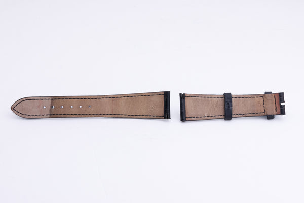 Load image into Gallery viewer, Patek Philippe 20mm Black Alligator Leather Band FCD27532
