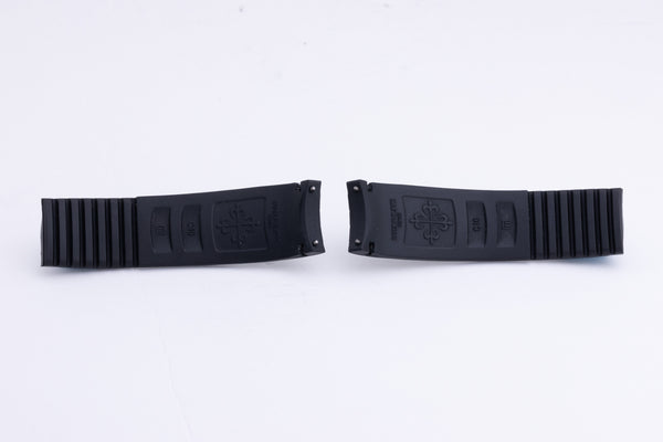 Load image into Gallery viewer, Patek Philippe 5167/A 20mm x 18mm Black Rubber Band Strap C10 FCD27540
