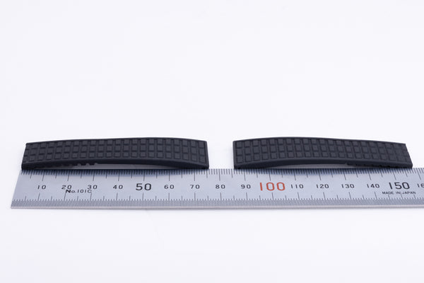 Load image into Gallery viewer, Patek Philippe Aquanaut 19mm x 16mm Black Rubber Band Strap A22 FCD27547

