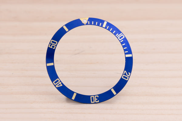 Load image into Gallery viewer, Rolex Submariner Luminova Blue Insert for 16803 - 16808 - 16613/8 FCD27559
