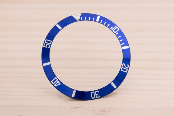 Load image into Gallery viewer, Rolex Submariner Luminova Blue Insert for 16803 - 16808 - 16613/8 FCD27562
