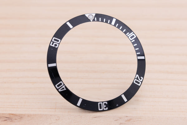 Load image into Gallery viewer, Rolex Submariner Luminova Black Insert for 168000 - 16800 - 16610 FCD27565
