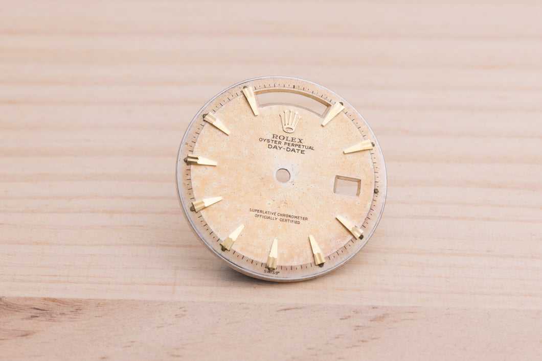 Rolex Daydate NQ Tropical Eagle Claw SPOTTED Dial for 1803 W OG Hands FCD27607