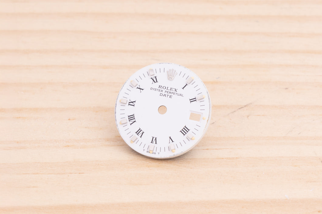 Rolex ladies White pet marker dial for 6916 - 6917 FCD27649