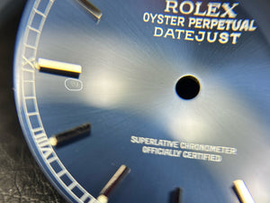 Rolex Mens Datejust Blue Stick Dial for 16200 - 16030 - 16234 FCD27674