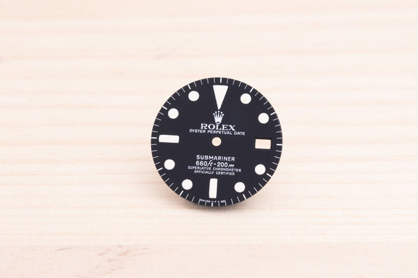 Load image into Gallery viewer, Rolex Vintage Submariner Matte Black Dial for 1680 FCD27724
