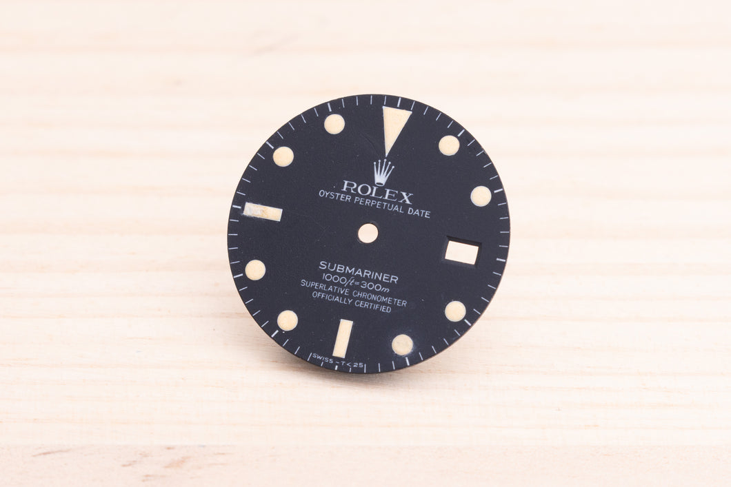 Rolex Submariner Matte Black Dial for 16800 FCD27725